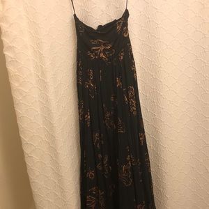 Free people strapless maxi dress